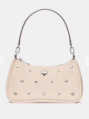 NWT kate spade Cream Studded Shoulder Bag
